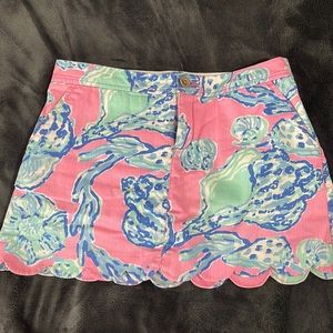 NWOT Lilly Pulitzer Colette Hem Skort Size 2